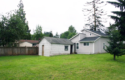 Back yard 1