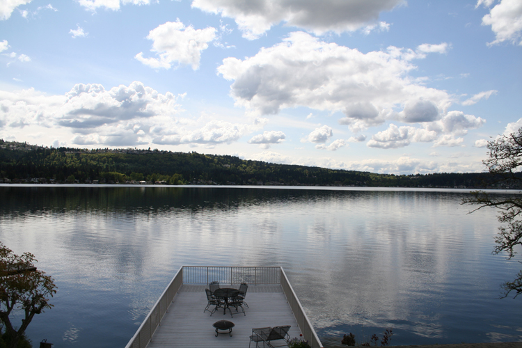 Lake Sammamish deck west